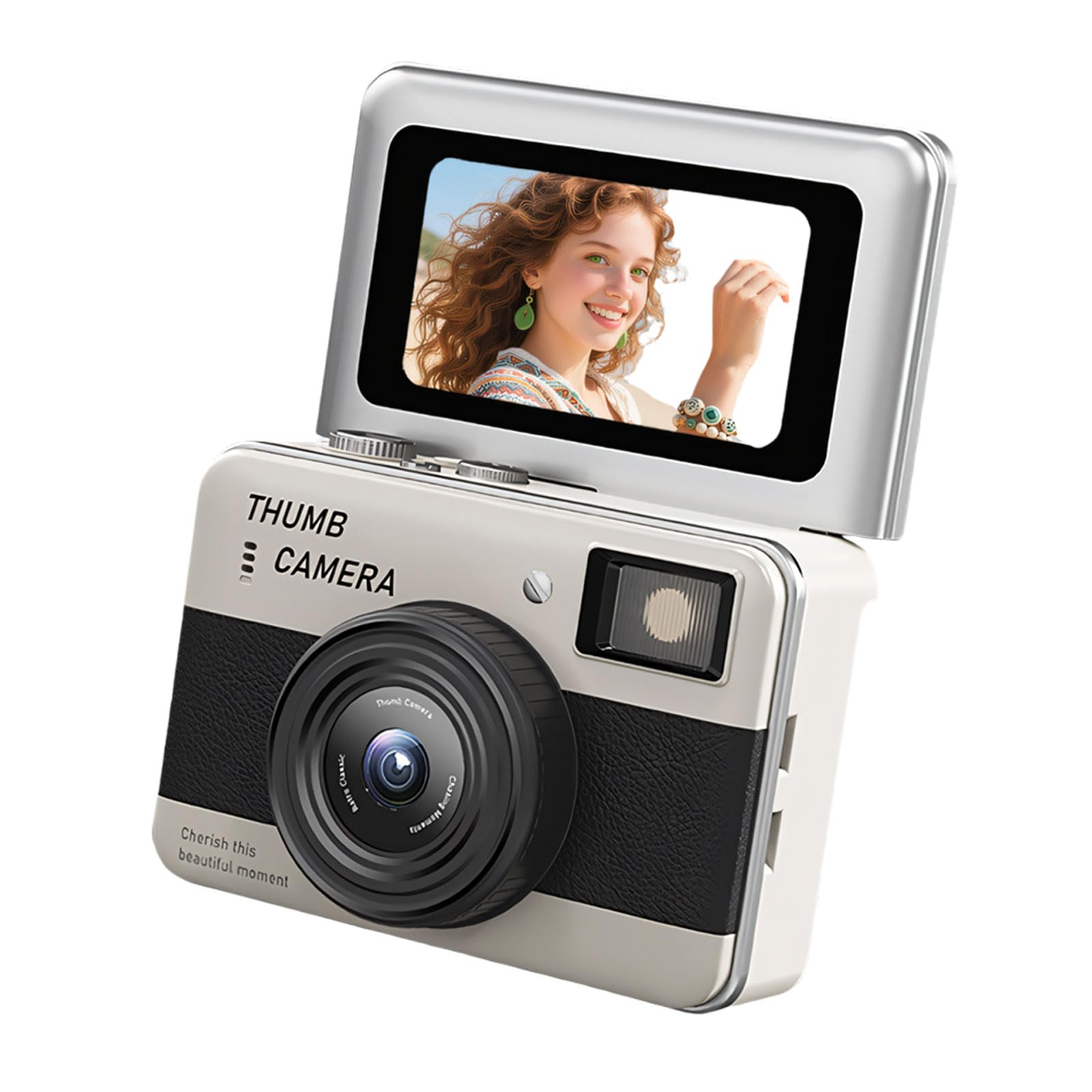 Pequeño llavero con cámara digital de 1080P y 16X ideal para videocámara viajes y Vlog Llavero pequeño digital