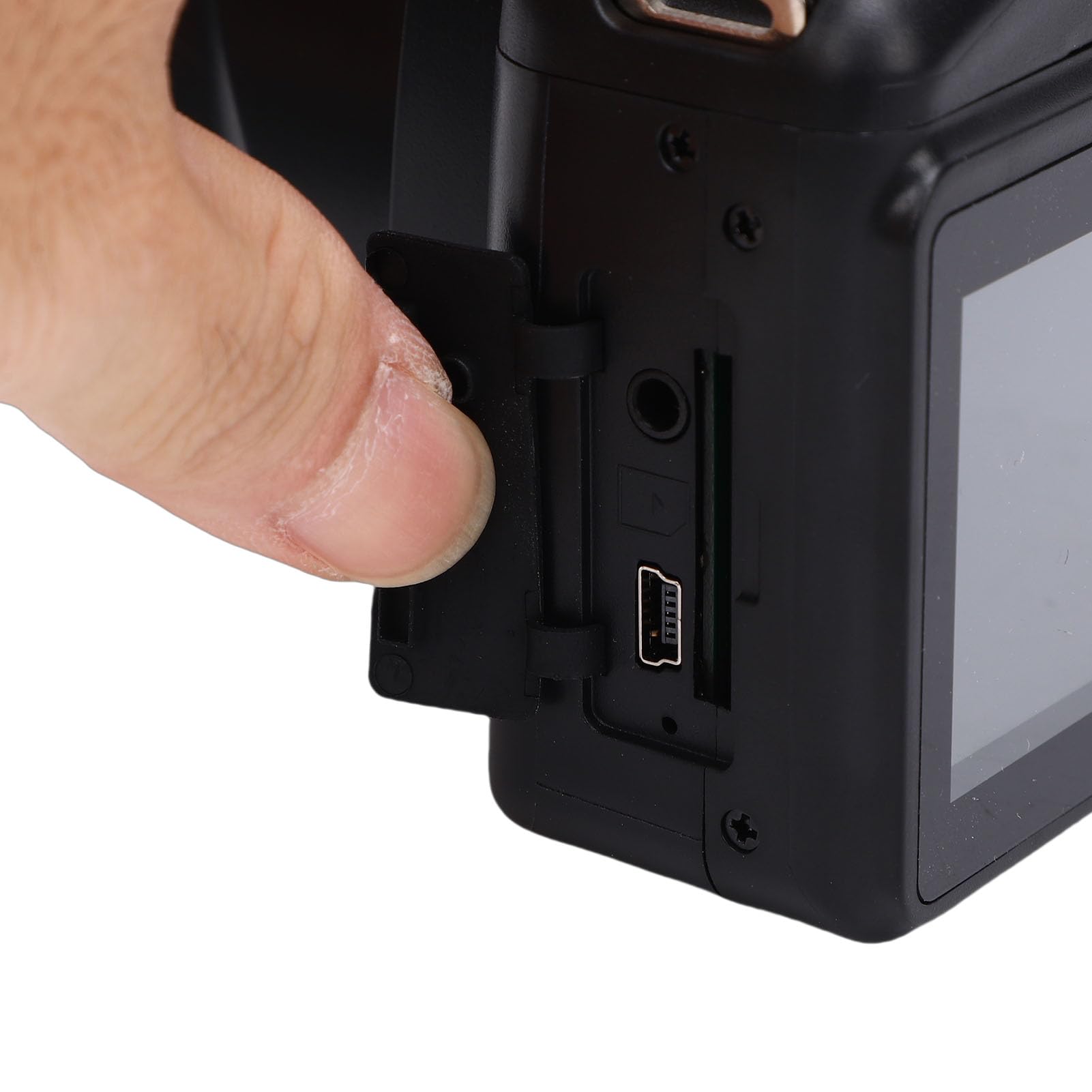 Akozon Cámara DSLR 1080P HD Zoom 16X Enfoque Automático Cámara Digital de 16MP Fotografía de Vlogging de Viajes