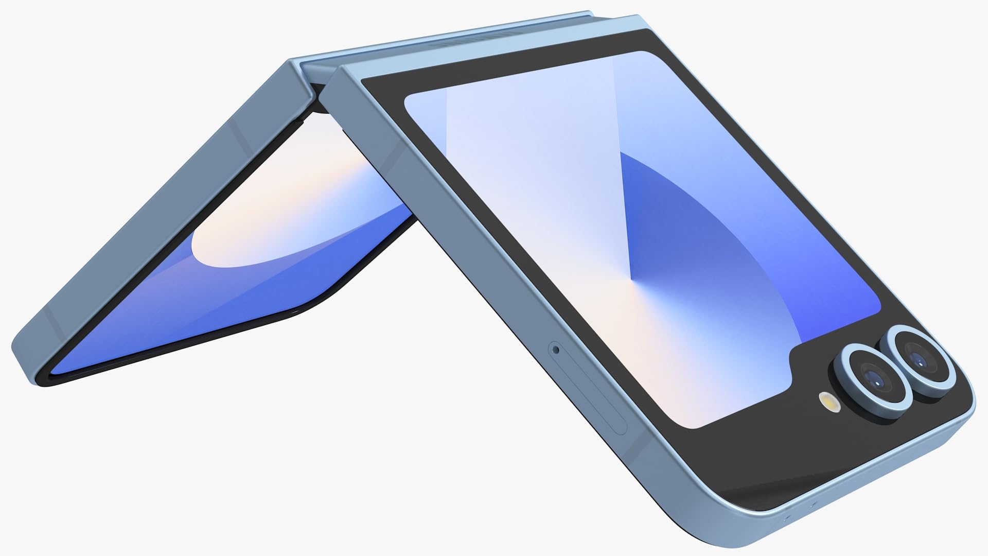 SAMSUNG Celular Galaxy Z Flip 6 Azul Claro 12GB RAM 256GB, AI (Reacondicionado)