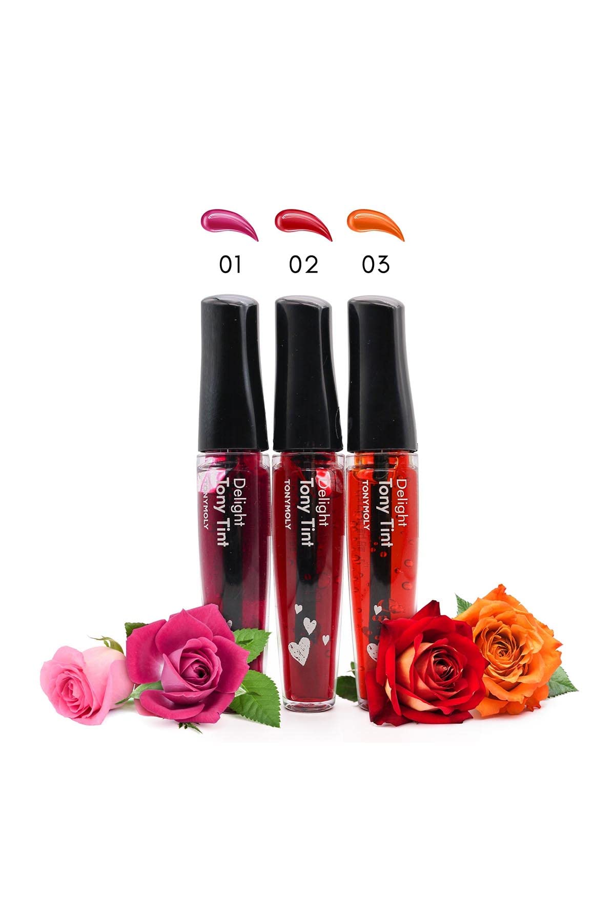 TONYMOLY Delight Lip Tint 02 Rojo Manzana Tinta Labial Coreana de Larga Duración
