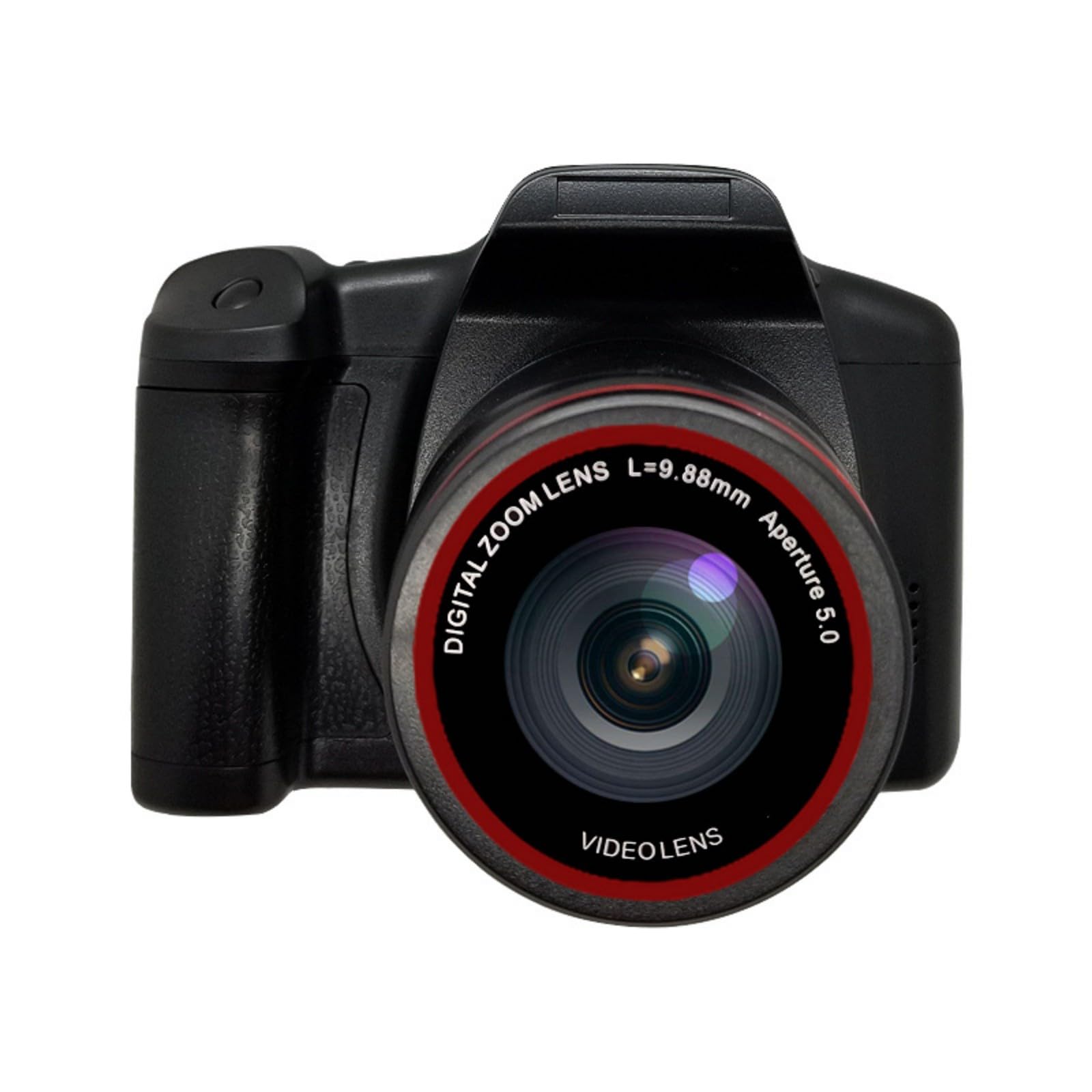 Cámara réflex digital profesional con lente 16X, alta resolución, función antivibración para fotografía nítida, cámara réflex digital