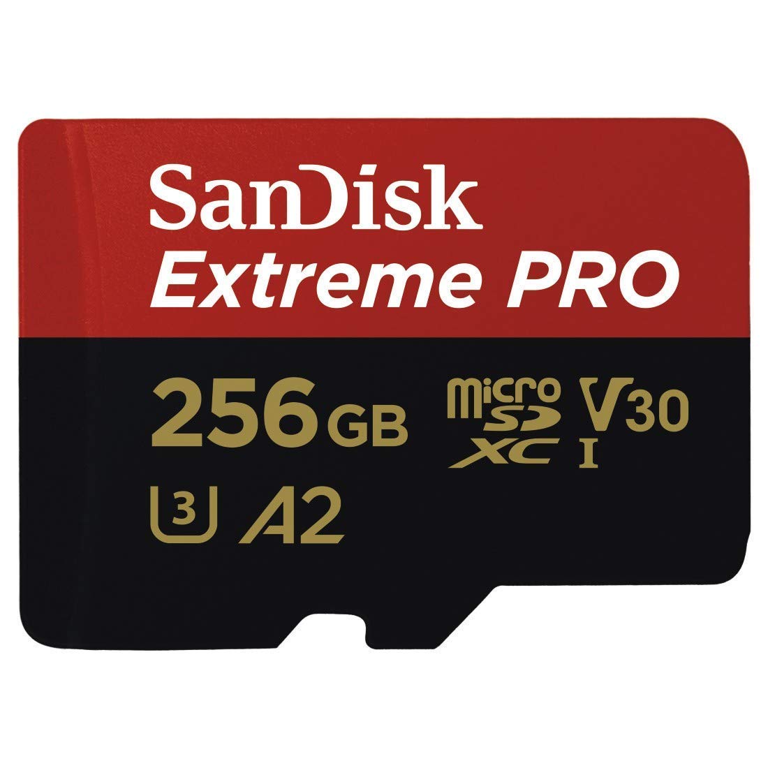 SanDisk microSDXC Extreme PRO 256GB Tarjeta de memoria con adaptador funciona con DJI Mini 4 Pro Action Drone (SDSQXCD-256G-GN6MA) A2 UHS-I U3 4k Bundle con 1 lector de tarjetas MicroSD y SD
