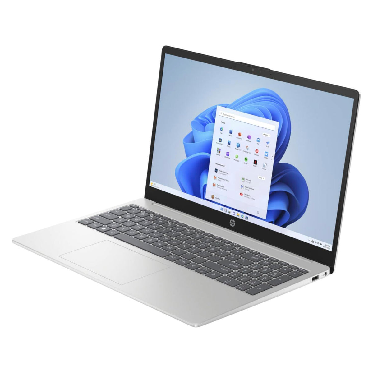 HP (15-FC0041WM 15.6" AMD RYZEN 5 8GB 512GB SSD W11 Plata