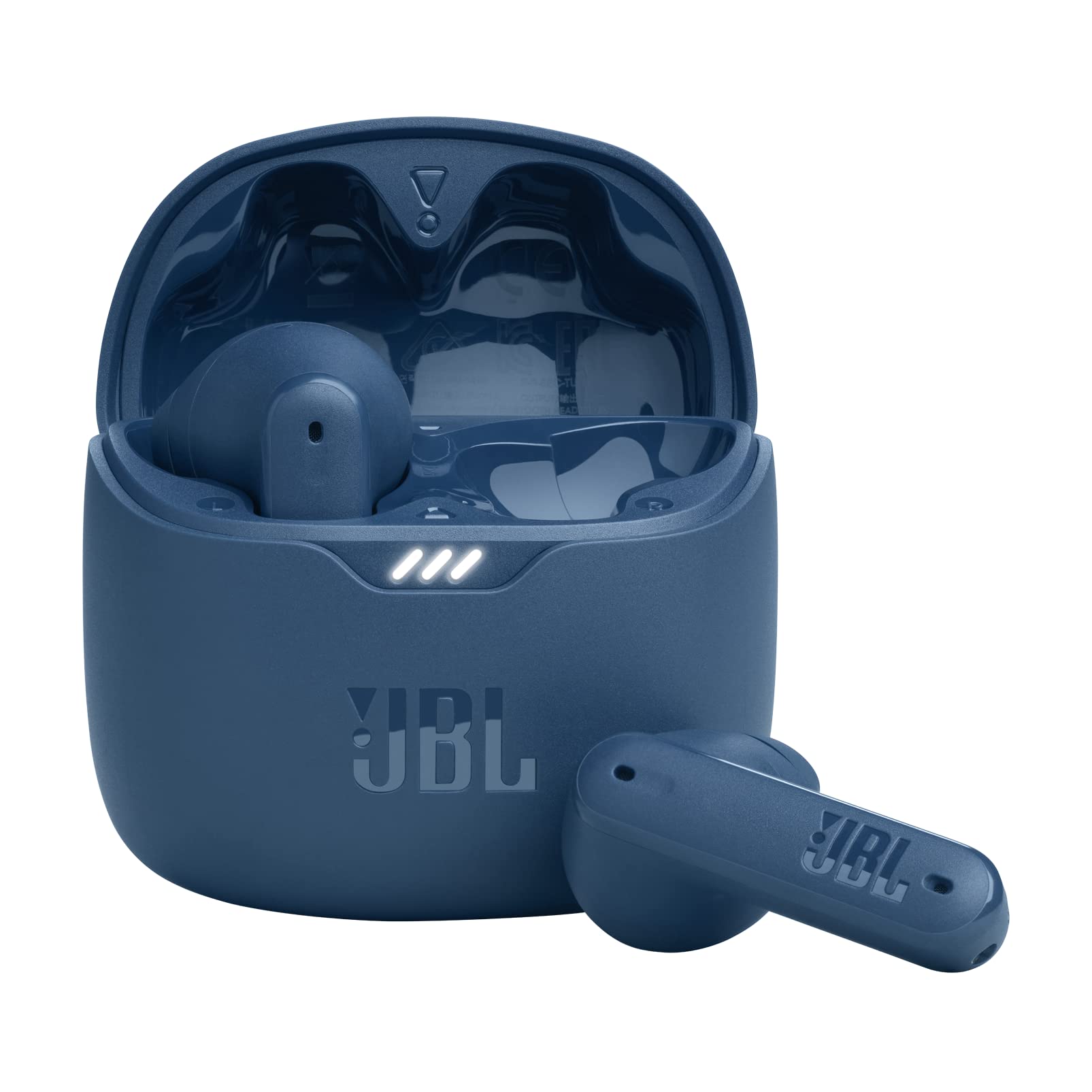 JBL Tune Flex Audífonos Inalámbricos Bluetooth, Drivers 12mm, Reproducción 32 Horas, Resistentes al Agua IPX4 - Azul