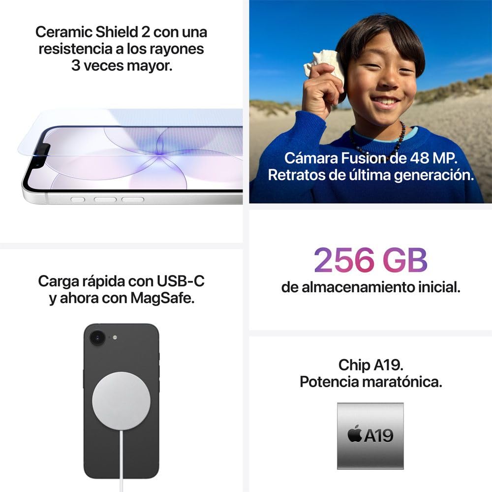 Apple iPhone 17e (256 GB) - Negro