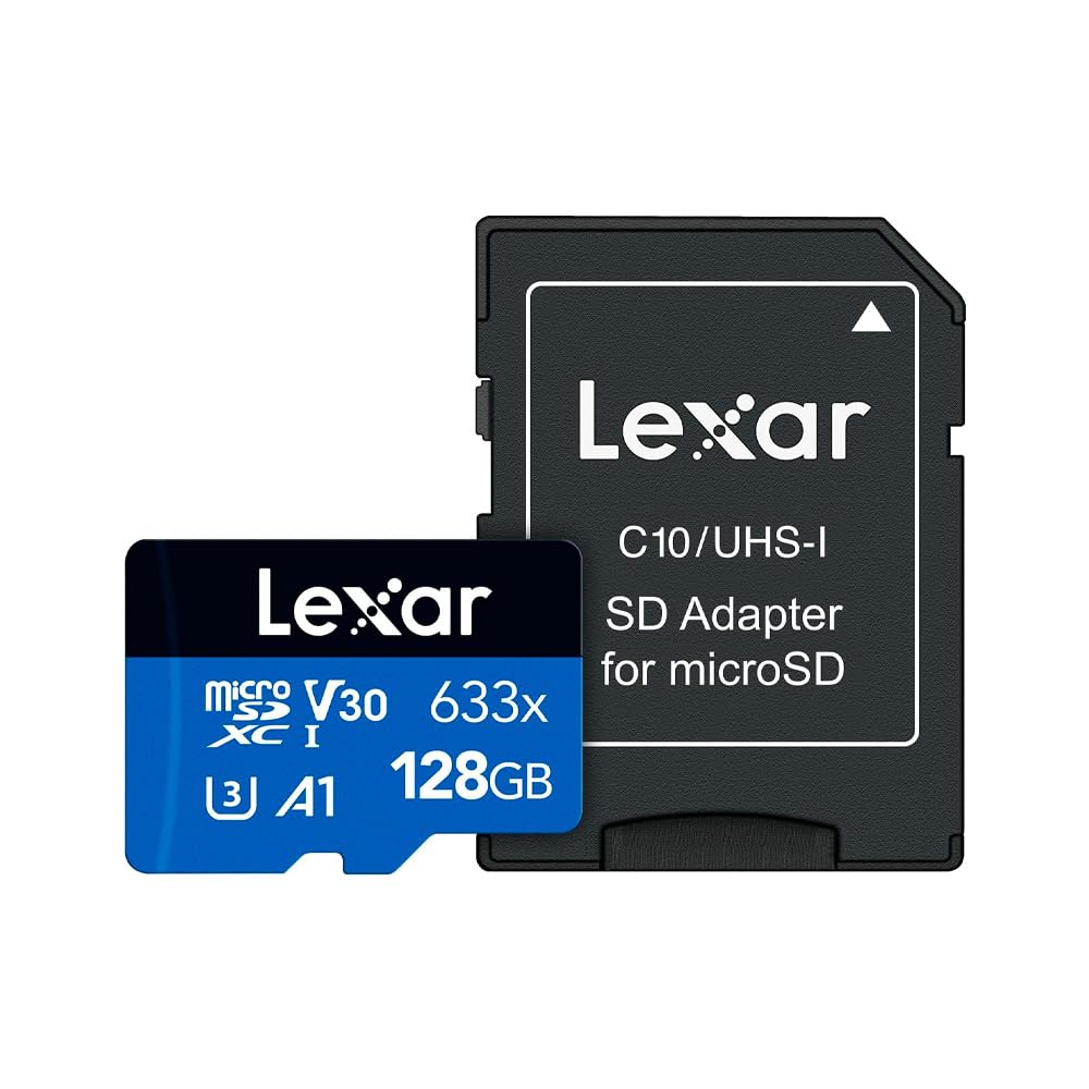 Lexar LSDMI128BBNL633A - Tarjeta microSDHC/microSDXC UHS-I de Alto Rendimiento (128 GB)