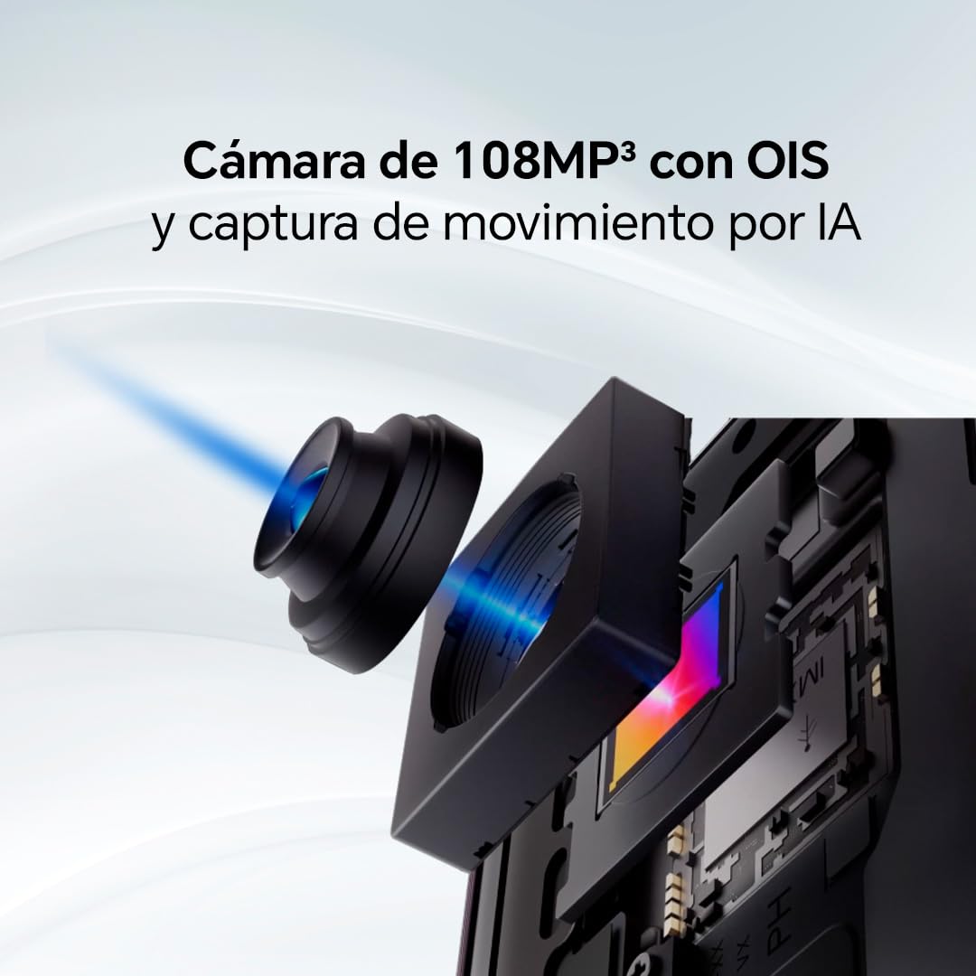 Honor Magic7 Lite 8+512GB Smartphone Resistente a caídas Agua y Polvo IP65M, Dual Sim, Morado + Audiófonos de Regalo