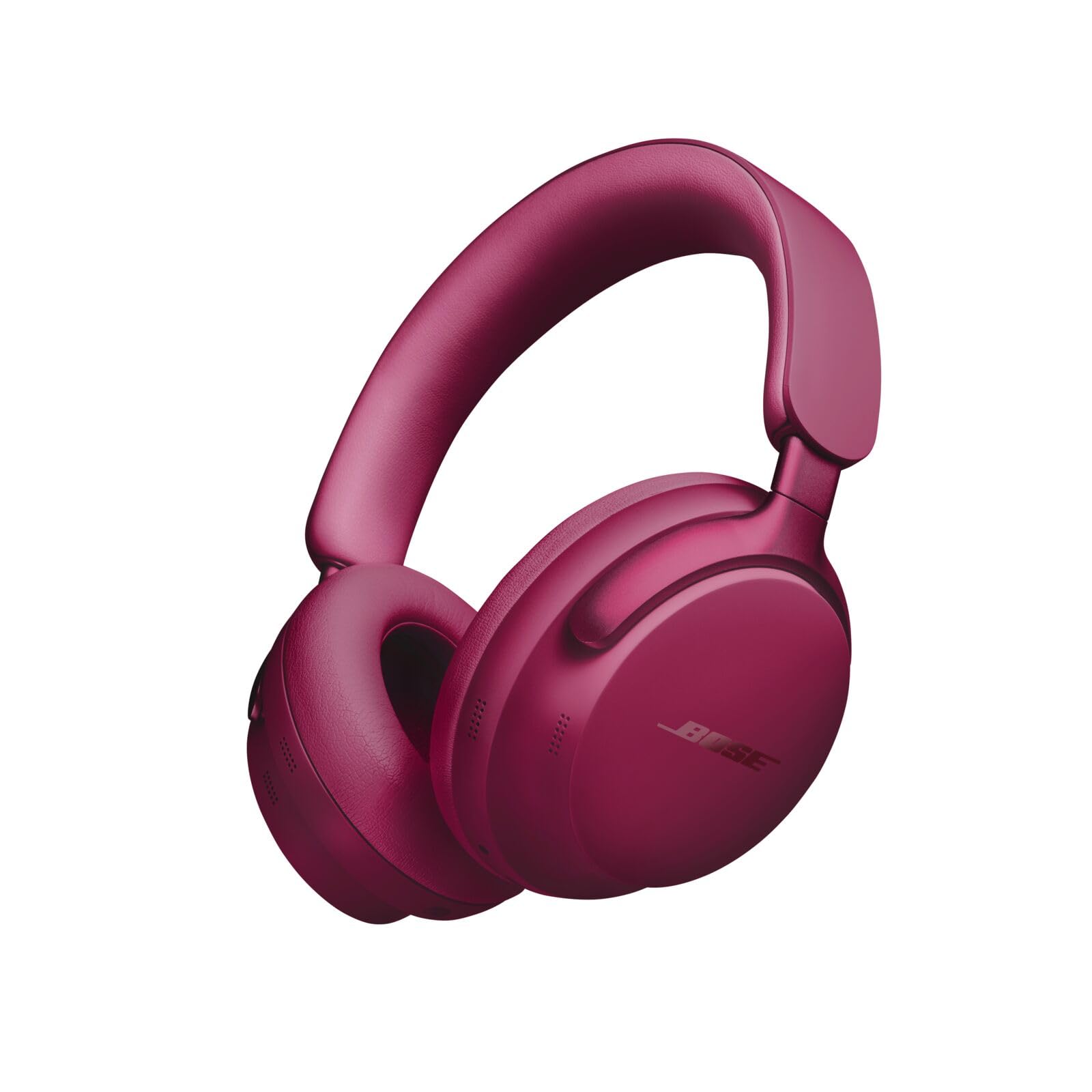 Bose QuietComfort Ultra - Auriculares inalámbricos con Audio Espacial, cancelación de Ruido sobre la Oreja con micrófono, hasta 24 Horas de reproducción, Ciruela Profunda, Color edición Limitada