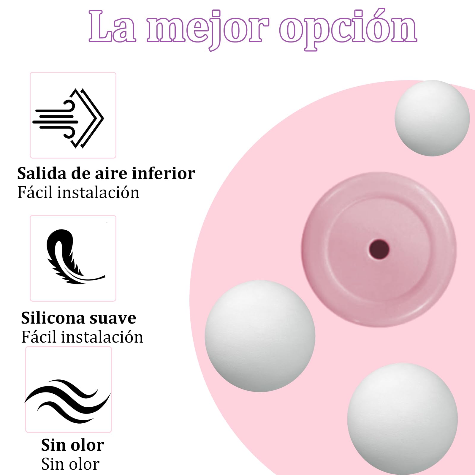 2 Piezas Silicon Funda para Owala, Protectora para Parachoques Inferior Antideslizante para Botellas de Acero Inoxidable FreeSip, Twist, y Tirar,Accesorios para Owala 24oz (Verde y Rosa)