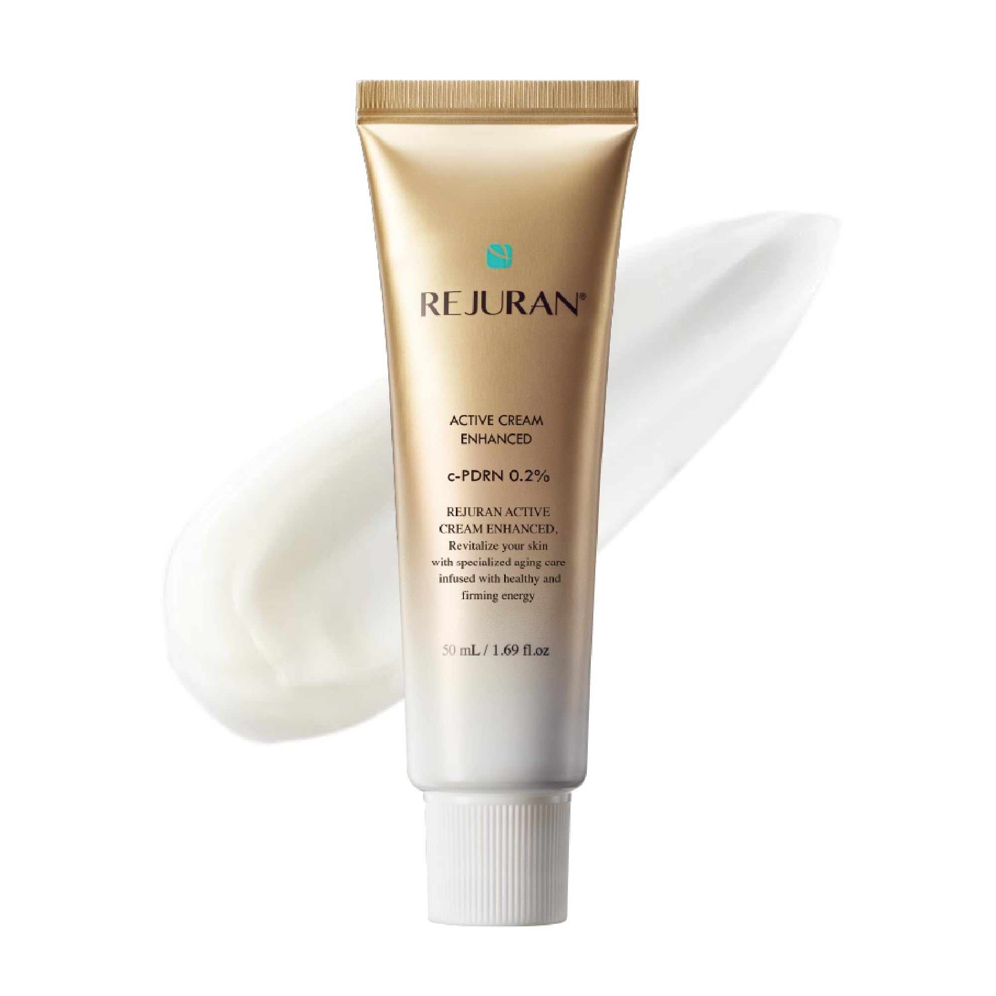 REJURAN Crema Activa Mejorada, Dot Pdrn Rejuvenecimiento Profundo Salmon Dna Pdrn Hidratante Facial Para Estimular El Colágeno. 1,69 onzas líquidas (paquete de 1)