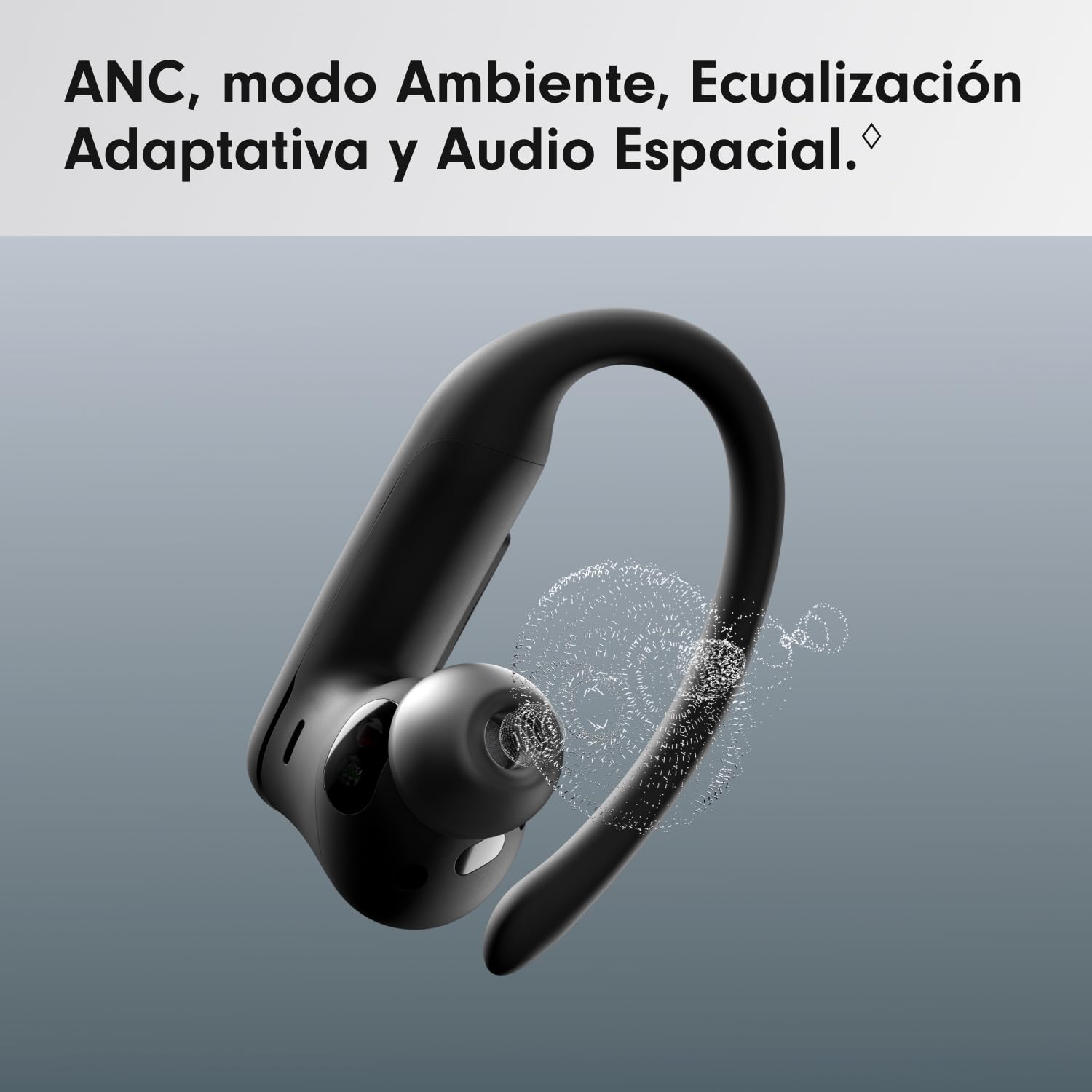 Beats Powerbeats Pro 2 Bluetooth Audífonos inalámbricos- cancelación de Ruido, IPX4, hasta 45 Horas de batería con el Estuche de Carga, compatibles con Apple y Android - Negro Azabache