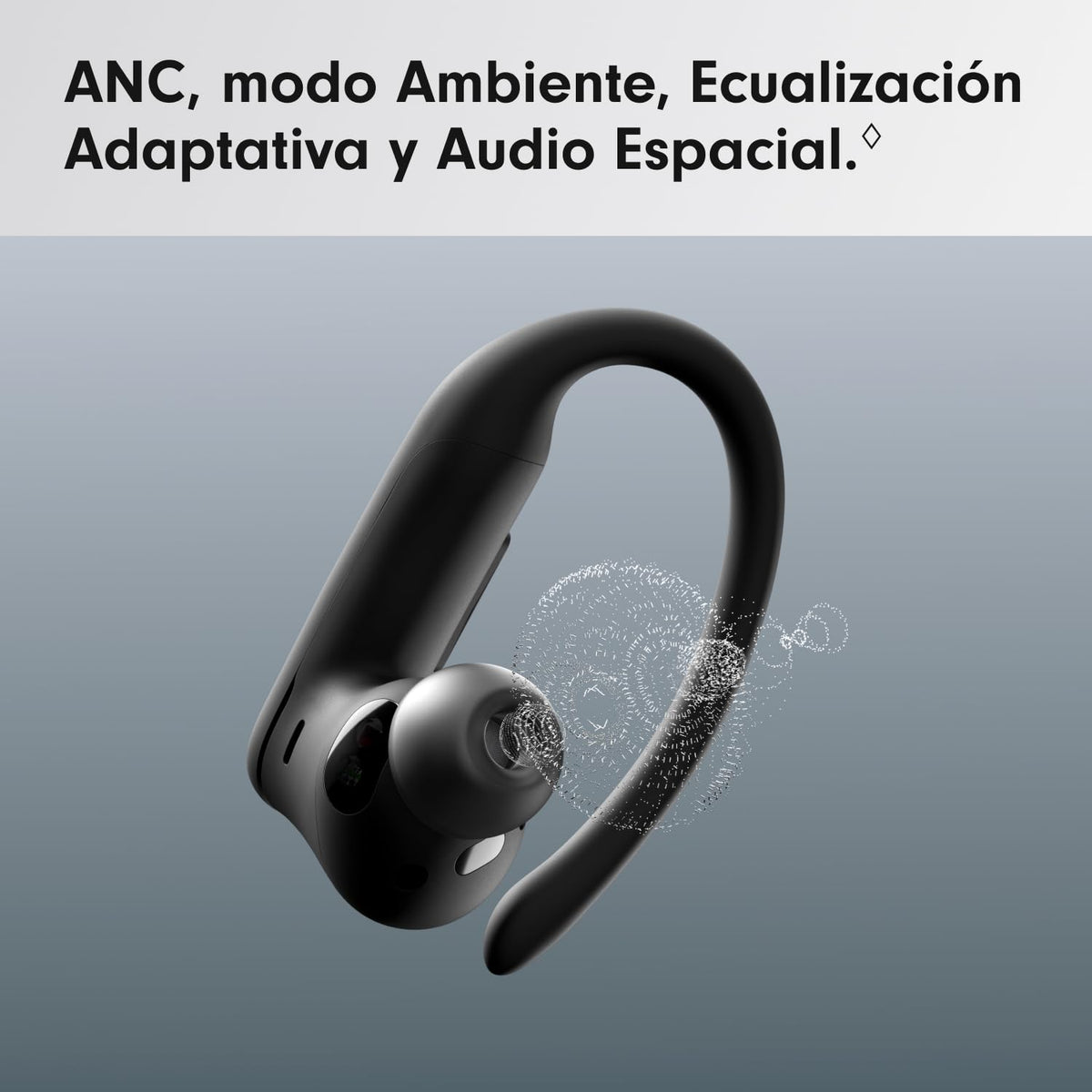 Beats Powerbeats Pro 2 Bluetooth Audífonos inalámbricos- cancelación de Ruido, IPX4, hasta 45 Horas de batería con el Estuche de Carga, compatibles con Apple y Android - Negro Azabache
