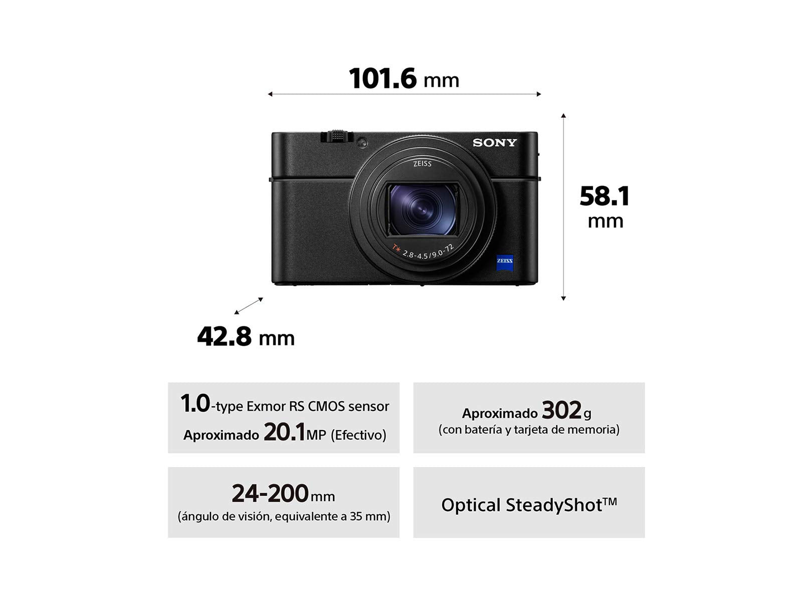 Sony Cámara compacta DSC-RX100MVII