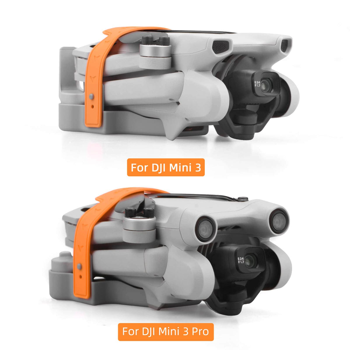 HeiyRC Mini 3 / Mini 3 Pro - Soporte para hélice, Protector de Correa de Apoyo, estabilizador para dji Mini 3 Series RC Drone Accesorios (Naranja)
