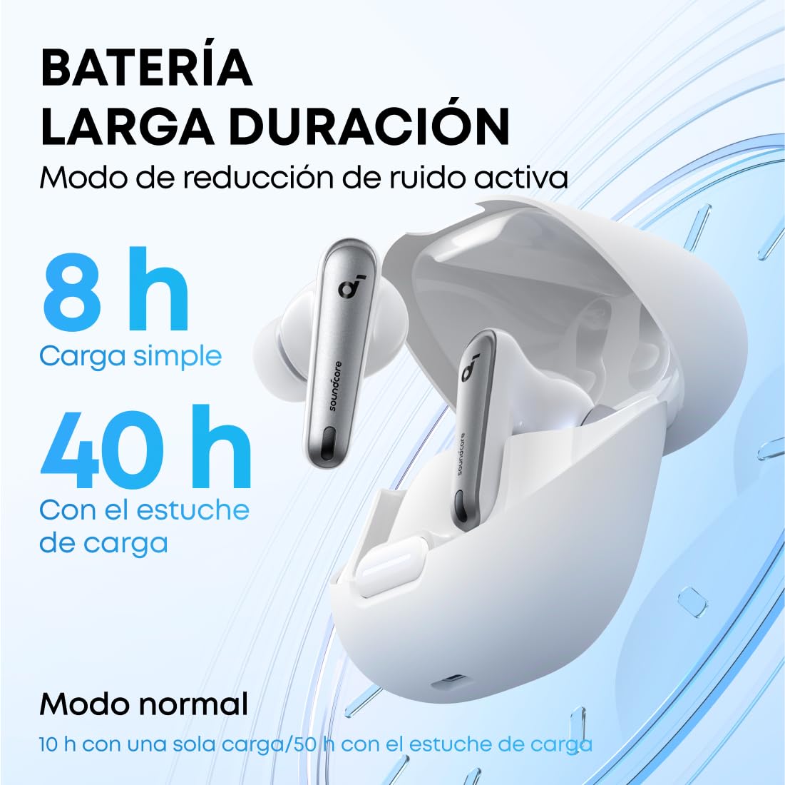 Soundcore by Anker Liberty 4 NC Audífonos Inalámbricos - Blanco