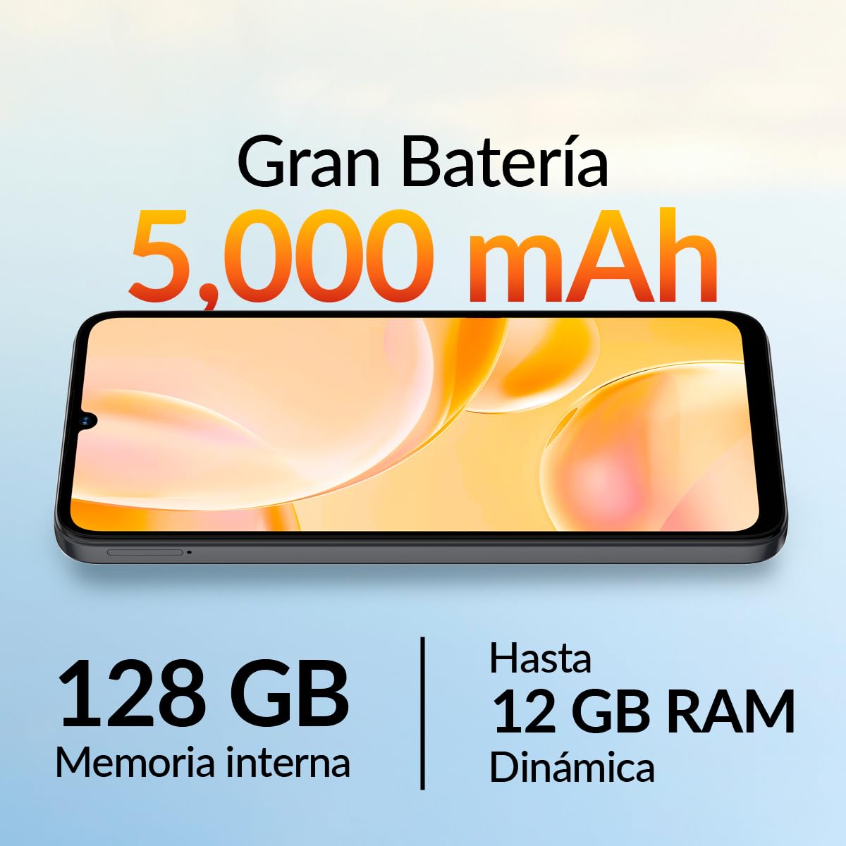 ZTE Blade A55 Smartphone 128 GB + 4GB RAM Desbloqueado Azul