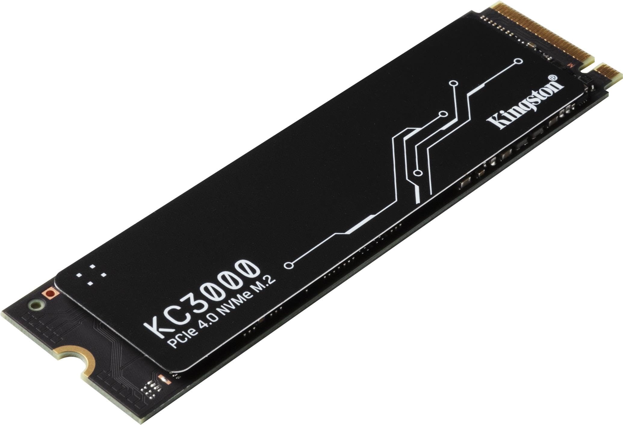 Kingston SSD KC3000, 2048 GB, M.2 2280, NVMe PCIe Gen 4.0, Lectura: 7000MB/s y Escritura: 7000MB/s, SKC3000D/2048G