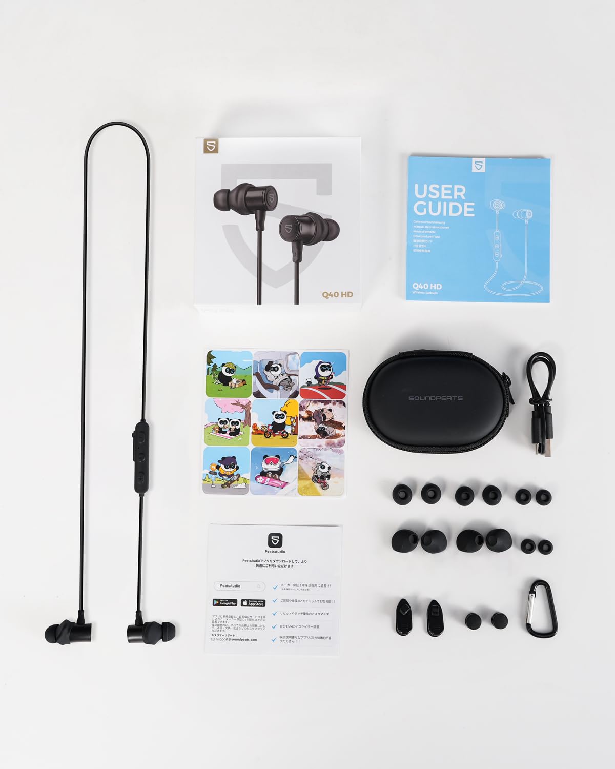 SoundPEATS Q40HD Audífonos Deportivos Hi-Res LDAC Drivers Duales 11mm IP67