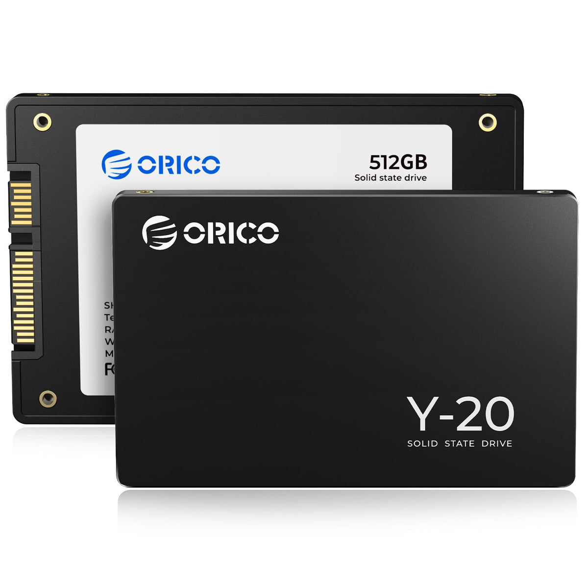 ORICO SATA SSD Unidad interna de estado sólido de 512 GB de 6.35 cm, velocidad de lectura de hasta 500 MB/s, SATA III de 6 Gbps para computadora de escritorio y laptop NAS, unidad externa de hacer en