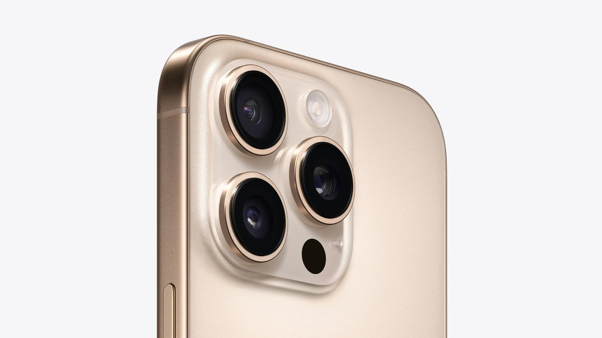 Apple iPhone 16 Pro, 128GB, Titanio del Desierto (Reacondicionado)