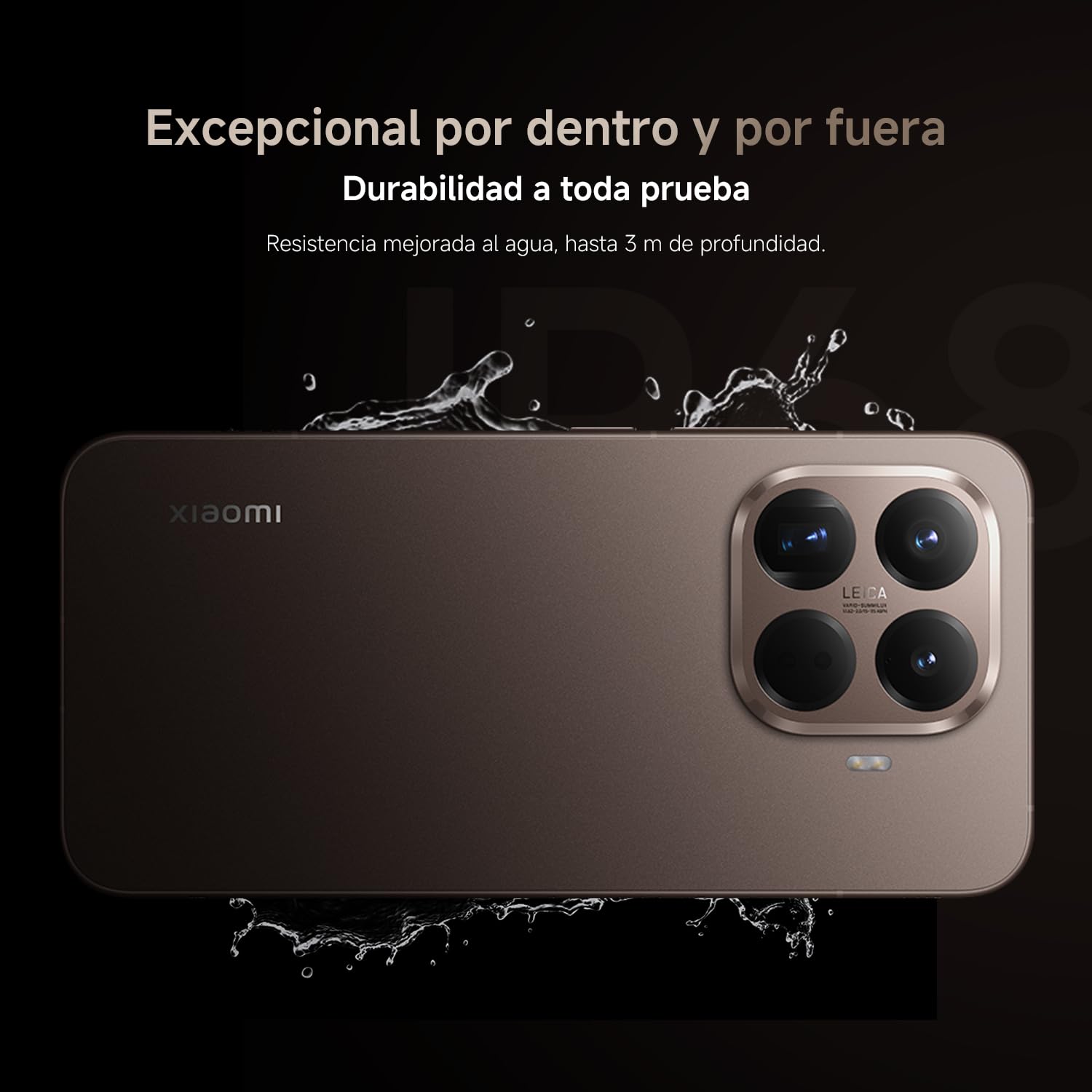 XIAOMI 15T Pro Celular 12GB RAM+512GB ROM Dorado Moca Cámara de 50MP