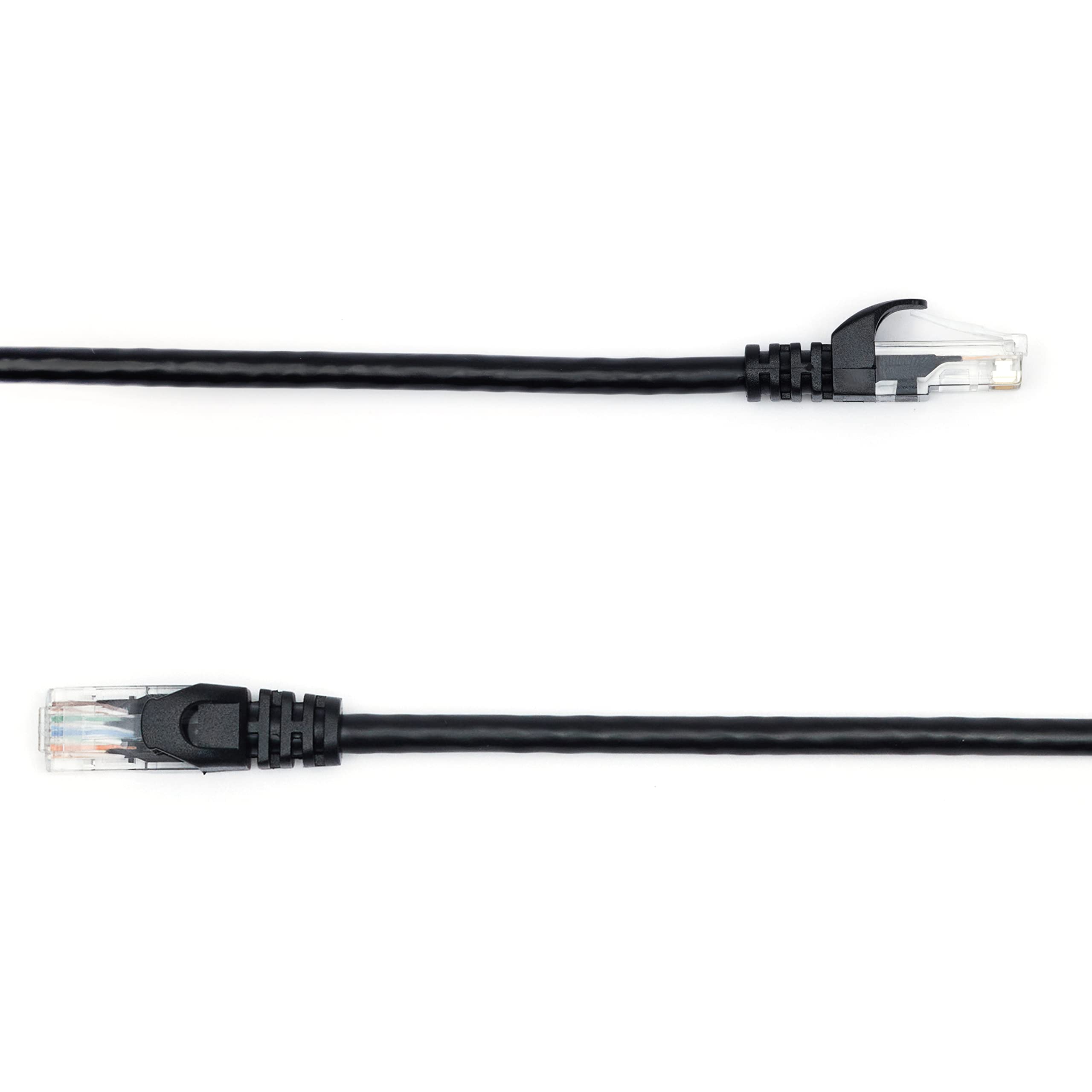 Amazon Basics Cable de conexión Ethernet Cat 6 RJ45, cable de alta velocidad de 10 Gpbs, 250 MHz, sin enganches, 3 m, negro, para impresora