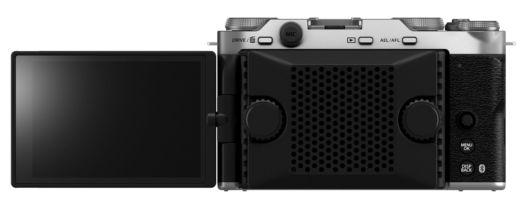 FUJIFILM X-M5 Cuerpo de cámara Digital sin Espejo, Color Plateado