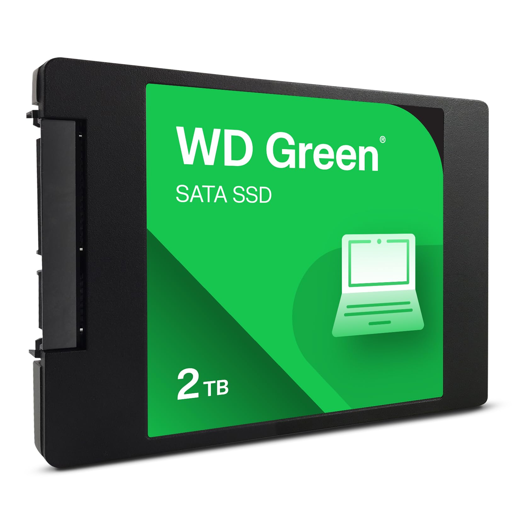 Western Digital WD Green SATA de 2 TB, hasta 545 MB/s, 2.5 pulgadas/7 mm, 3 años de garantía, unidad interna de estado sólido (WDS200T5G0A-00CPT0)