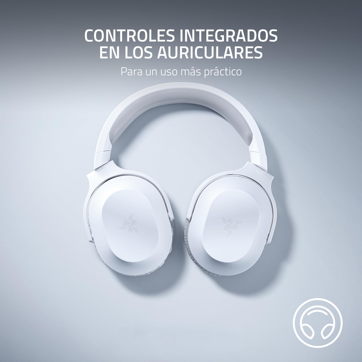 Razer Barracuda X Auriculares Gaming & Móviles Inalámbricos (PC, PlayStation, Switch, Android, iOS): 2.4GHz Inalámbrico + Bluetooth - Ligero - Drivers de 40mm - Micrófono Desmontable - Blanco Mercurio