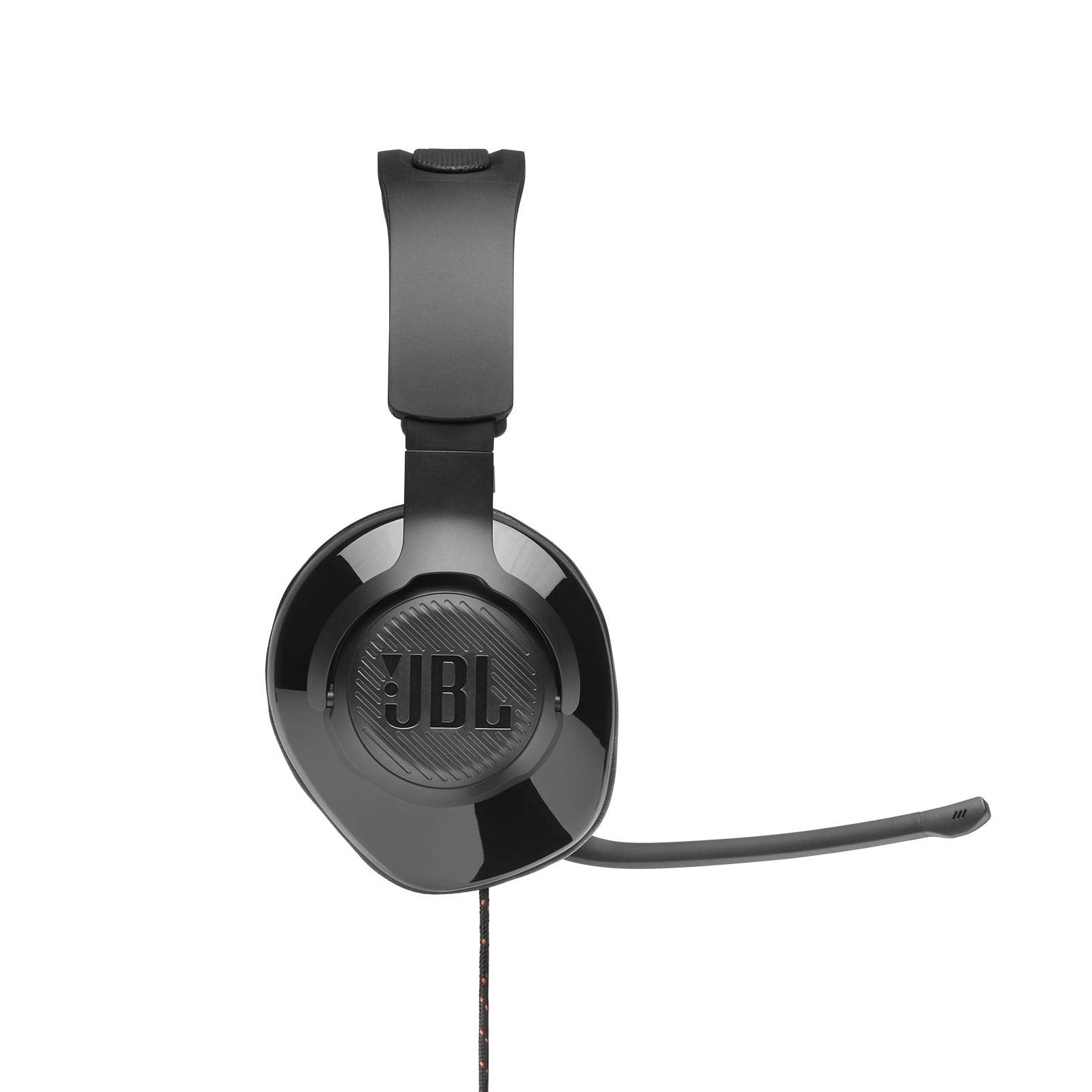 JBL Quantum 200 Audífonos Gamer con Micrófono Abatible, Drivers de 50mm, Sonido Envolvente, para PC, Xbox, PlayStation, Nintendo Switch, VR - Negro
