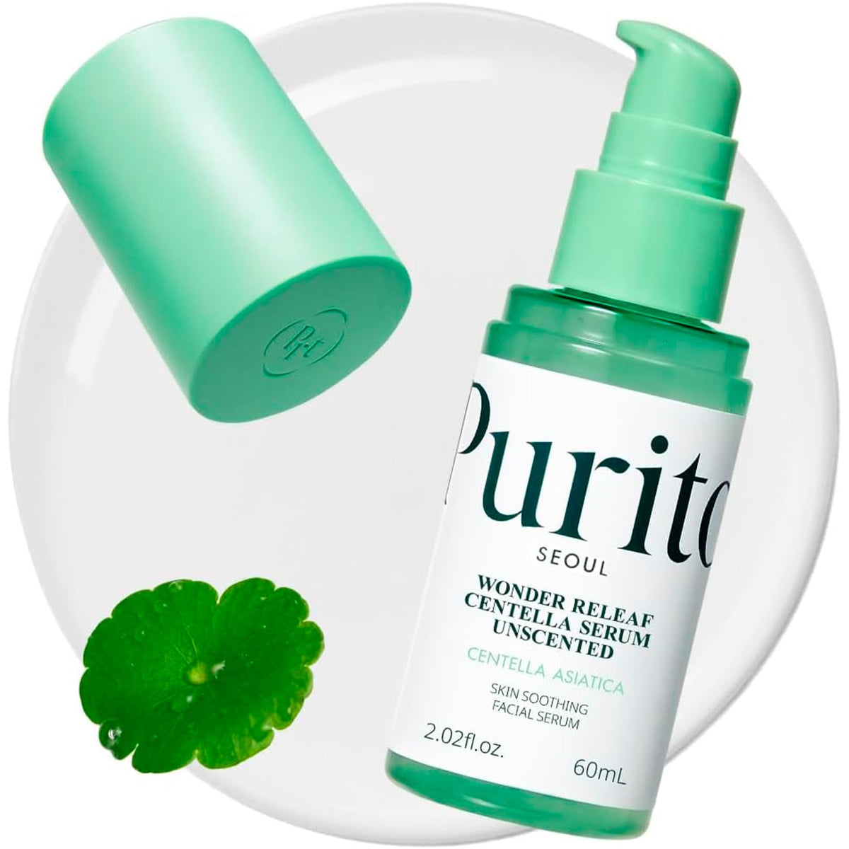 PURITO serum facial con centella asiatica 60 ml - suero hidratante calmante sin fragancia - serum coreano k beauty para piel sensible