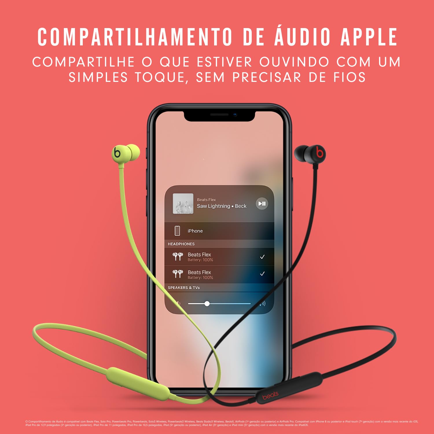 Beats Flex - Audífonos in-Ear inalámbricos, Chip W1 para audífonos diseñado por Apple, tecnología Bluetooth, 12 Horas de Audio: Beats Azabache