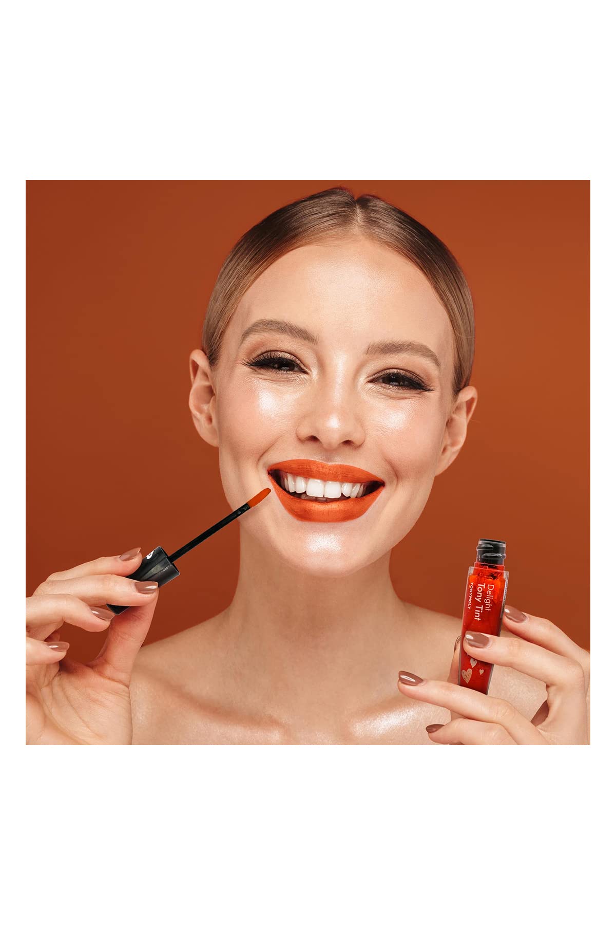 TONYMOLY Tint 03 Orange Tinta Labial Coreana Naranja de Larga Duración