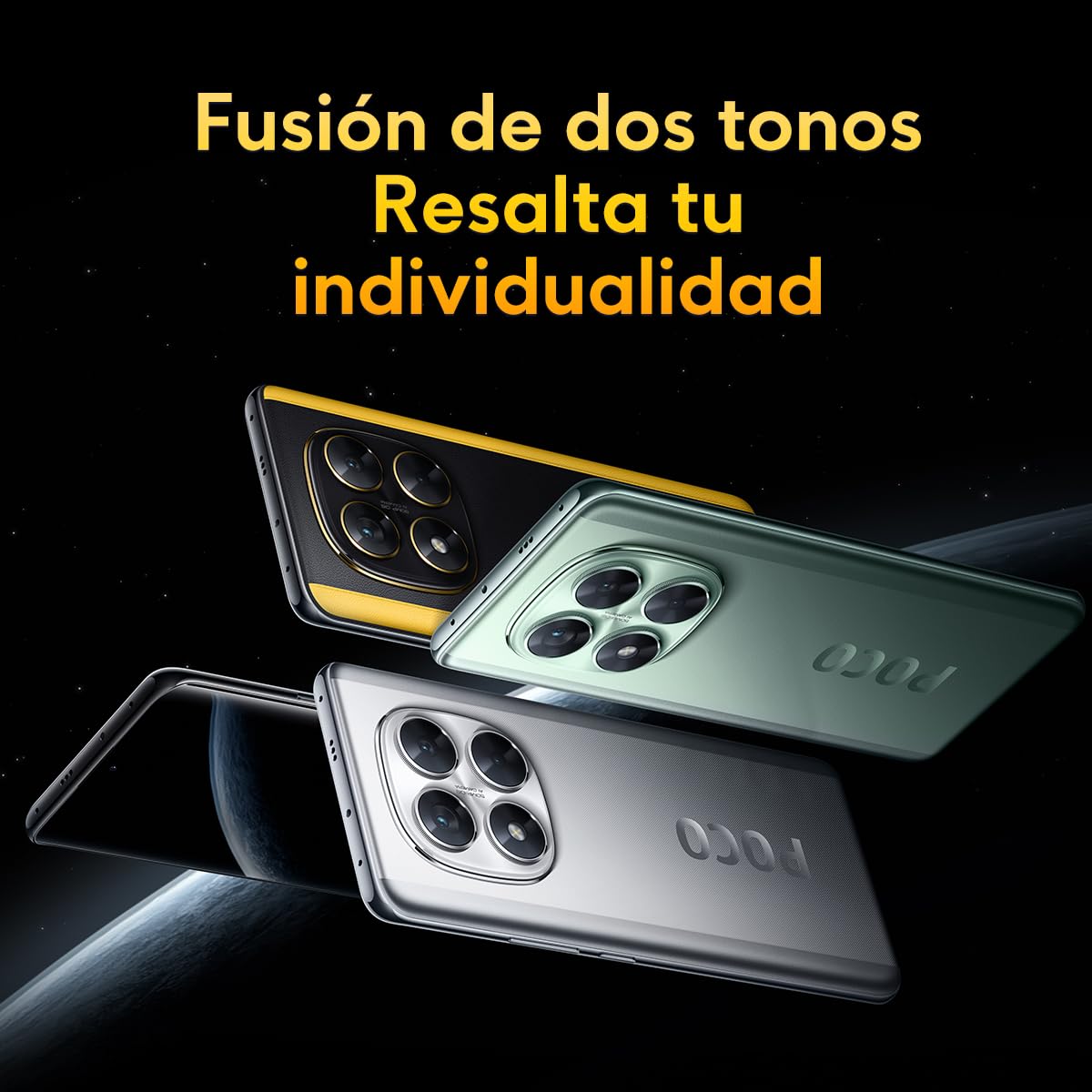 Xiaomi Teléfono Celular Poco X7 12+512GB Negro NFC 5G Powerful Dimensity 7300-Ultra CrystalRes 1.5K AMOLED Curved Display
