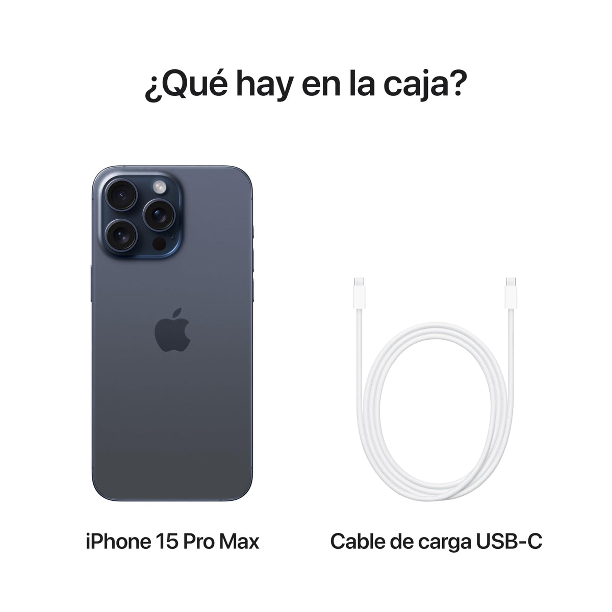 Apple iPhone 15 Pro MAX (256 GB) - Titanio Azul (Reacondicionado)