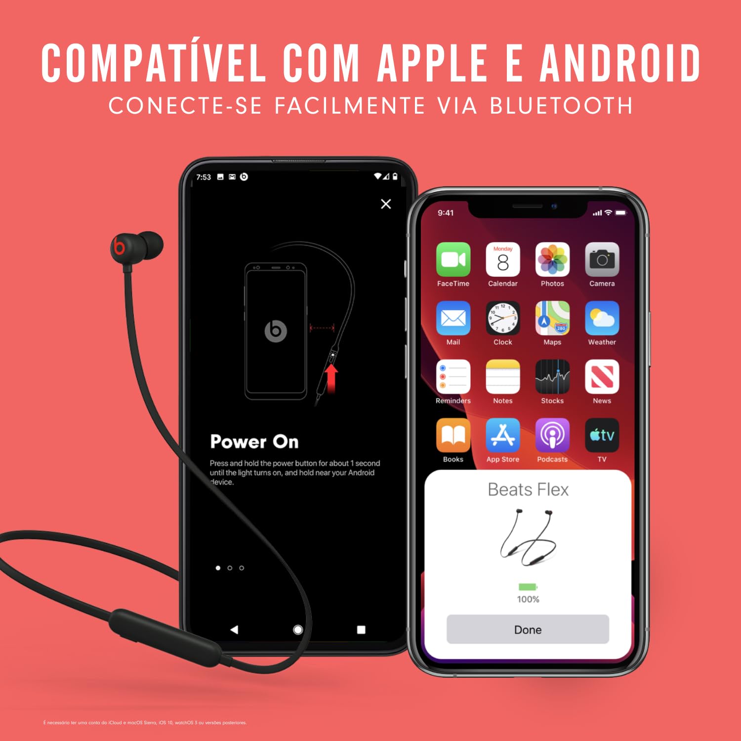 Beats Flex - Audífonos in-Ear inalámbricos, Chip W1 para audífonos diseñado por Apple, tecnología Bluetooth, 12 Horas de Audio: Beats Azabache