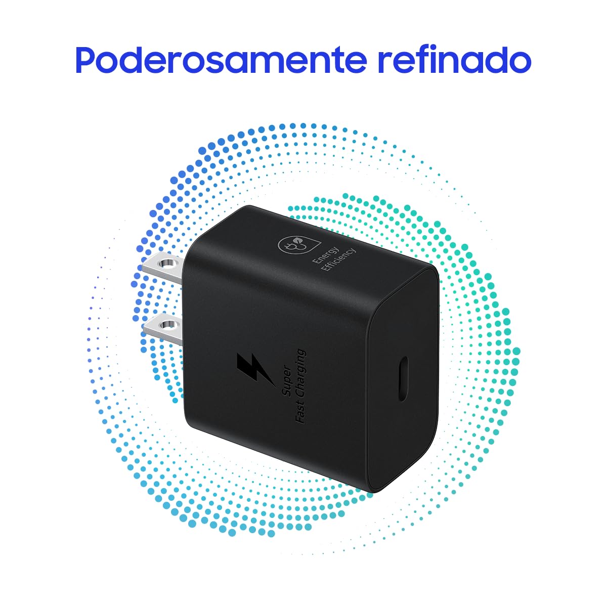 SAMSUNG Adaptador de Corriente USB-C de 25W, Compacto, Negro