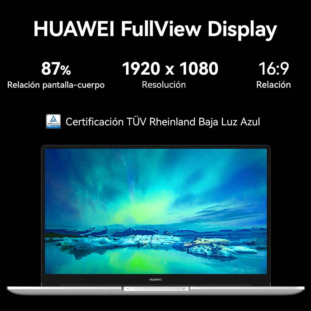 Huawei Laptop MateBook D 15 Ryzen 7 5700U 16GB + 512, 15.6 Pulgadas, Fast Charging 65W, Windows 11 Home