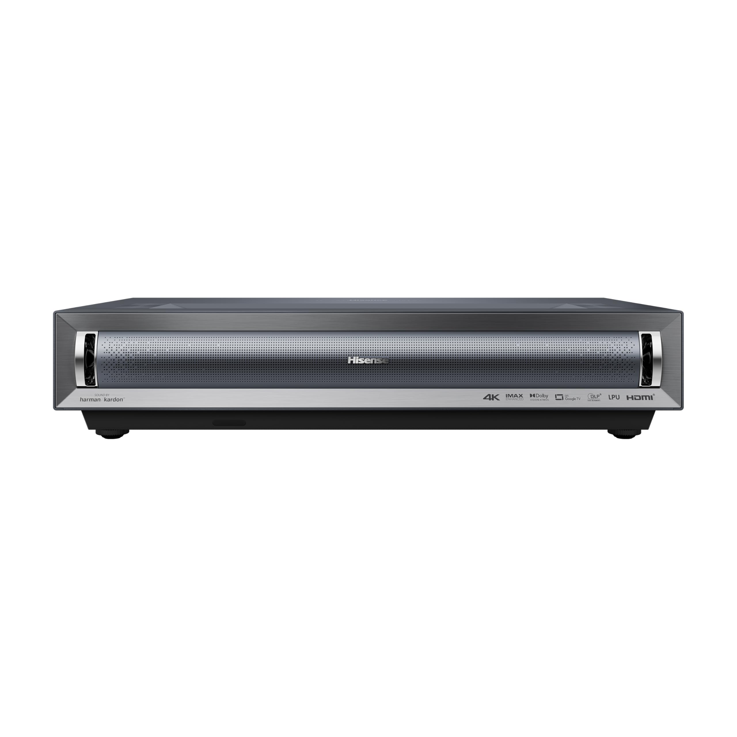 Hisense PX3-PRO Proyector láser triChroma de 80 a 150 pulgadas, proyector láser 4K UHD de cine en casa, proyector Google TV, 3000 lúmenes, HSR240, 3D Ready, IMAX mejorado, Alexa incorporado y diseñado