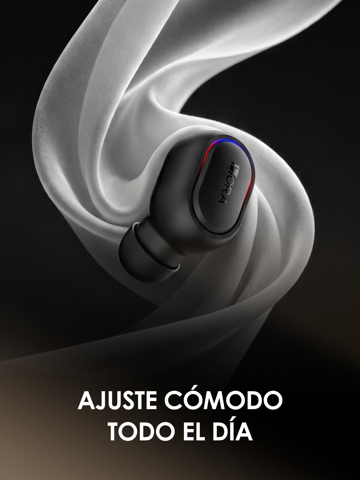 1 Hora Audífonos Inalámbricos Bluetooth con Pantalla LED