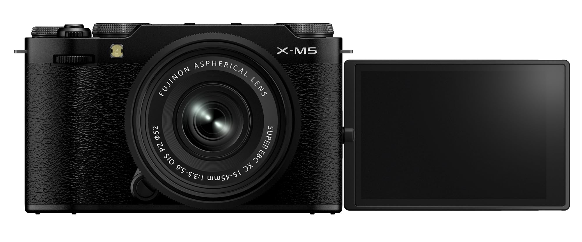 FUJIFILM X-M5 Cámara Digital sin Espejo XC15-45mmF3.5-5.6 OIS PZ Kit de Lentes - Negro