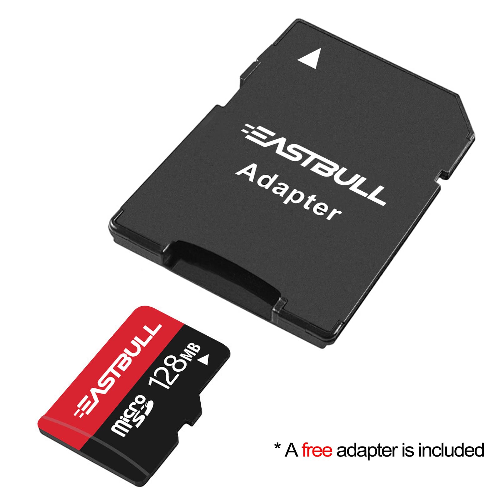 EASTBULL Tarjeta Micro SD de 128 MB (128 GB Pitch) Tarjetas de memoria SD de 128 MB Video Full HD 90 MB/s UHS-I U1 Clase 10 para cámara de vigilancia (10 unidades y 2 adaptadores)