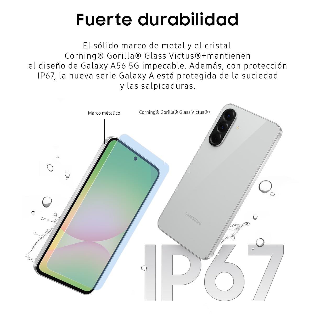 Samsung Celular Galaxy A56 5G Negro 256GB