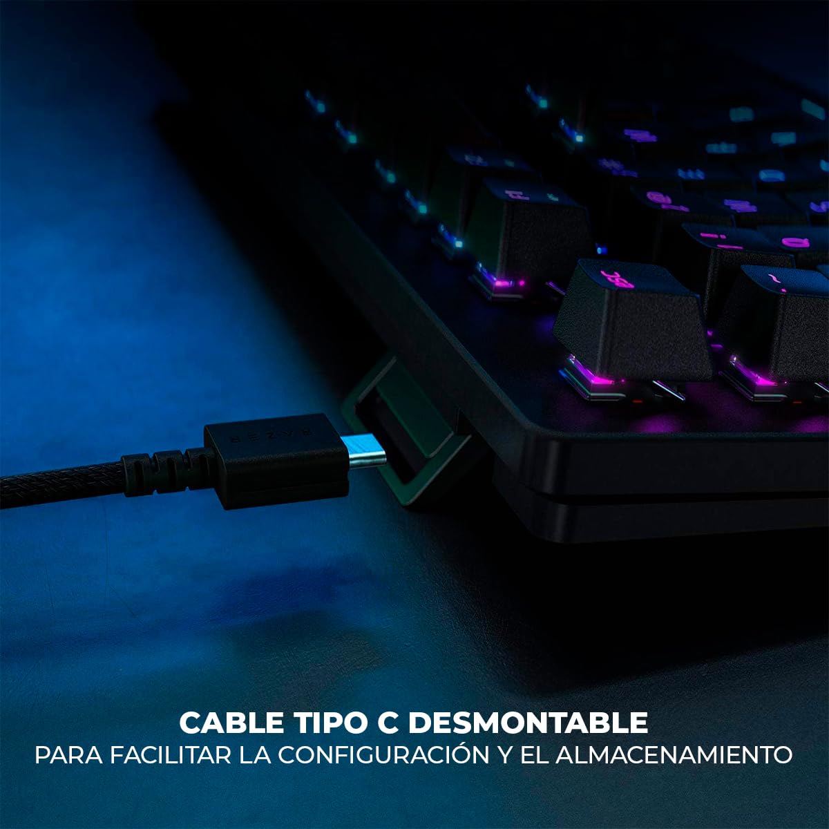 Razer Huntsman Tournament Edition - Teclado compacto para juegos con interruptores ópticos lineales Razer, teclas verdes, diseño de Estados Unidos (Reacondicionado)