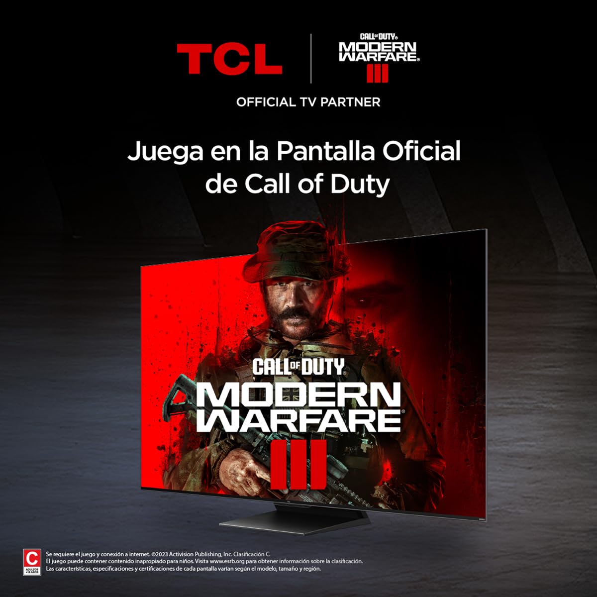 TCL Smart TV Pantalla 65" 65QM741G Google TV QLED -MiniLED | Dolby Vision HDR10 AIPQ 1300 NITZ DLG 240HZ IMAX | Dolby Atmos Virtual X Subwoofer 20W | Quad Core Bezel-Less |Compatible con Alexa