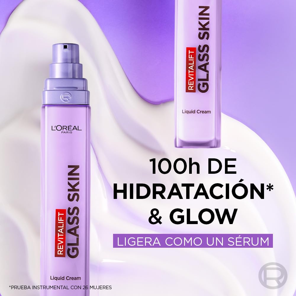 L'Oréal Paris Kit Ácido Hialurónico: Sérum Rostro + Sérum Ojos, 2 piezas. Hidrata intensamente y rellena líneas de expresión
