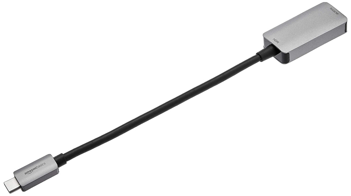 Amazon Basics - Adaptador USB-C 3.1 macho a HDMI hembra (4 K a 60 Hz)
