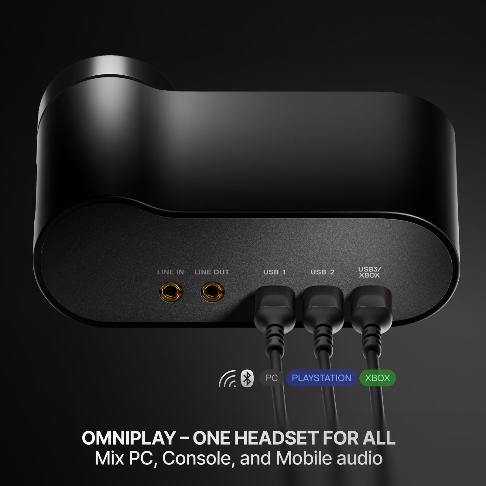 SteelSeries Arctis Nova Elite - Hi-Res Wireless Gaming Headset — 96kHz/24bit — Carbon Fiber Speakers — ANC — AI Noise Rejection — App — 2.4GHz + BT — Multi-Source Mix — OmniPlay PC+PlayStation+Xbox