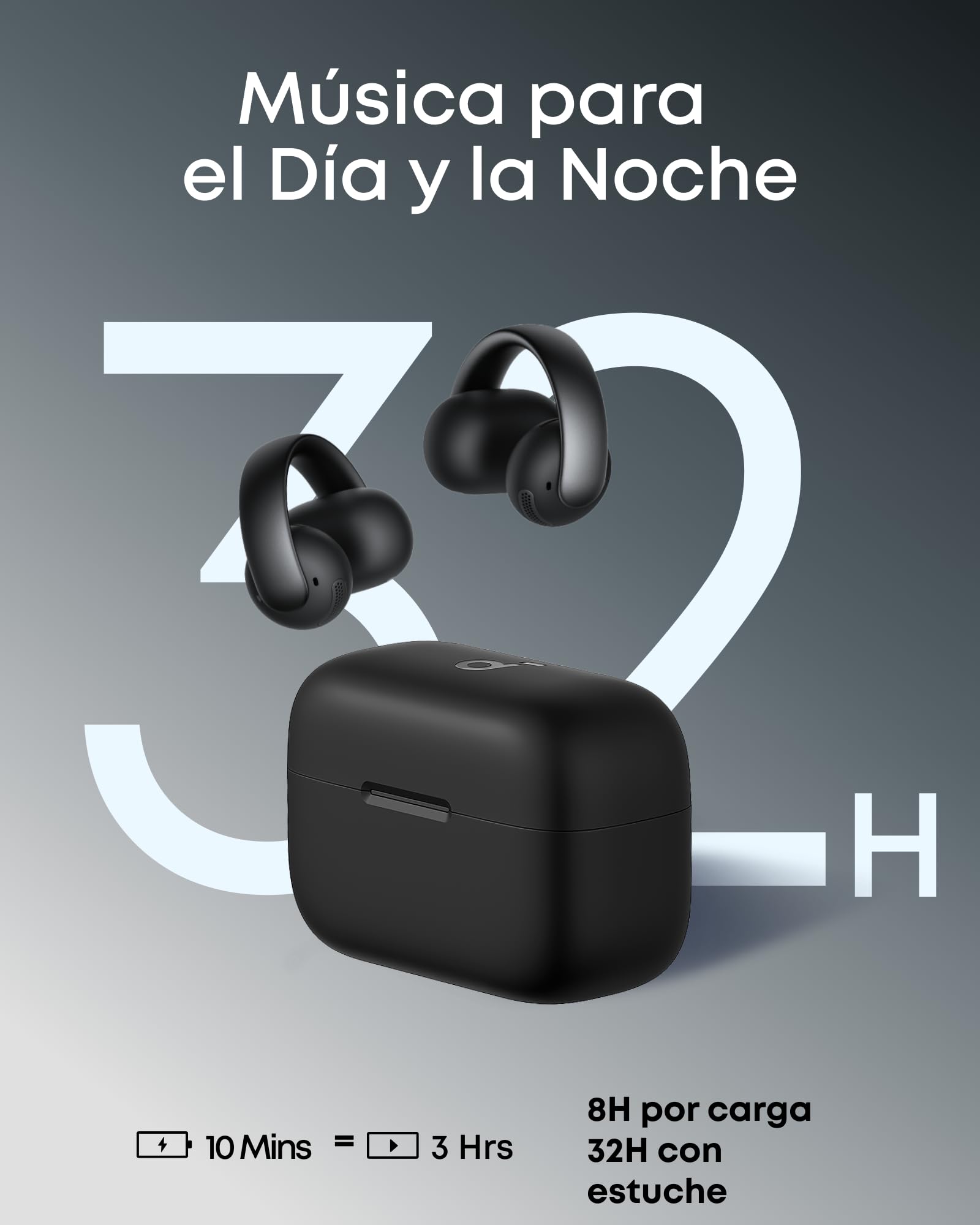 Soundcore by Anker AeroClip Audífonos de Oído Abierto - Nergo