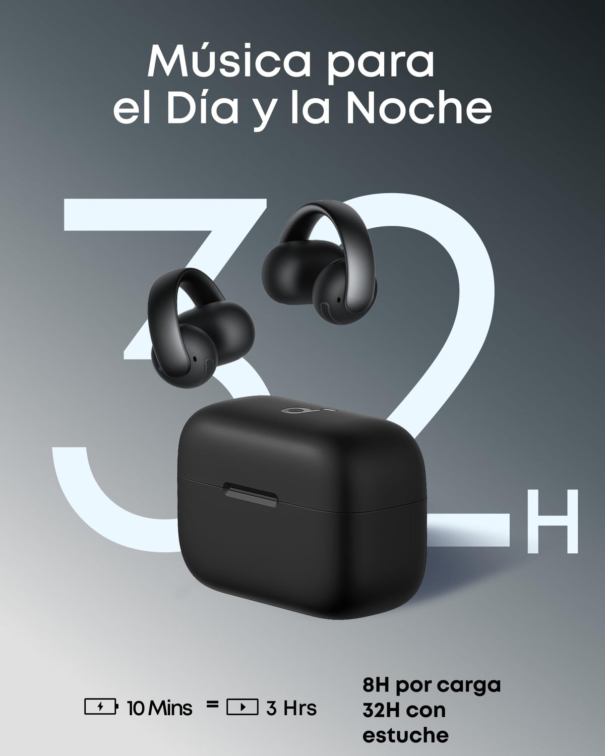 Soundcore by Anker AeroClip Audífonos de Oído Abierto - Nergo